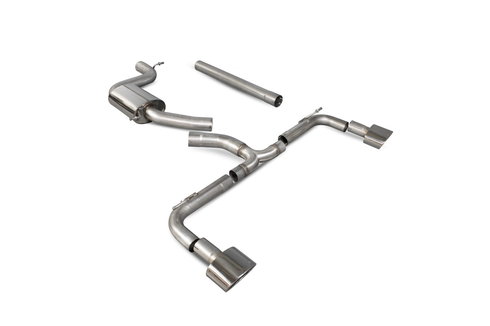 Scorpion Seat Leon Cupra Mk3 2.0 TSI 280/290/300 (2014-2020) Non-resonated Cat-back Exhaust (Polished Tips)